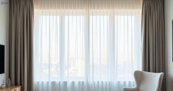 Freshly steam cleaned curtains in marayong-nsw QLD